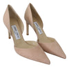 Darylin 85 Powder Pink Leather Pumps