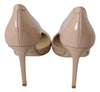 Darylin 85 Powder Pink Leather Pumps