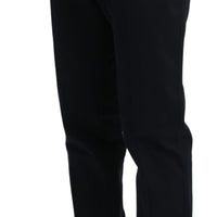 Blue Chinos Stretch Cotton Jeans Trouser