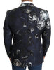 Blue Floral Slim Fit MARTINI Blazer