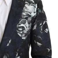 Blue Floral Slim Fit MARTINI Blazer