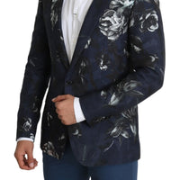 Blue Floral Slim Fit MARTINI Blazer