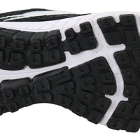 Black Polyester Runner Umi Sneakers Shoes