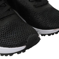 Black Polyester Gretel Sneakers Shoes