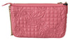 Quilted Nappa Leather Clutch Handbag