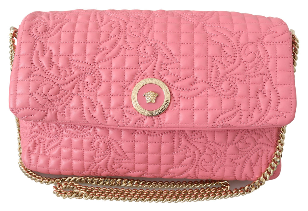 Quilted Nappa Leather Shoulder Handbag