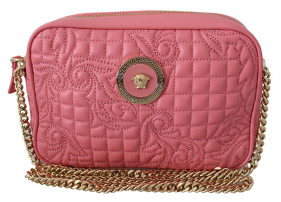 Quilted Nappa Leather Clutch Shoulder Handbag