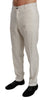 White Linen Casual Mens Trouser Flax Pants