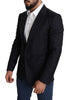 Black Wool Slim Fit Men Coat NAPOLI  Blazer