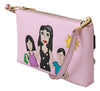 Pink Leather #dgfamily Clutch Shoulder Borse Purse