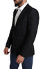 Black Floral Pattern Men MARTINI Blazer