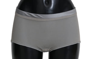 Underwear Silver With Net Silk Bottoms