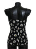 Black Daisy Print Dress Lingerie Chemisole