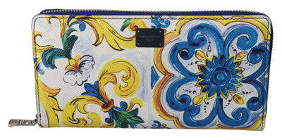 Majolica Dauphine Leather Continental Clutch Wallet