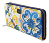 Majolica Dauphine Leather Continental Clutch Wallet