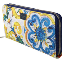 Majolica Dauphine Leather Continental Clutch Wallet