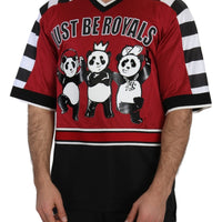 Red Black Oversize Panda T-Shirt