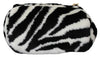 Dolce & Gabbana Black White Zebra Fur Handbag Sling Purse SICILY Bag