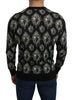 Black Silk Sacred Heart Pullover Sweater