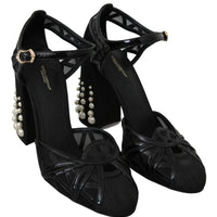 Black Leather Strap Sandals Shoes