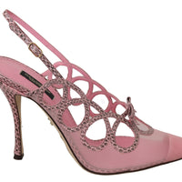 Pink Slingback Slim Heel Ayers Sandals