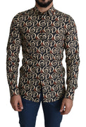 Multicolor All Over DG Print GOLD Dress Shirt