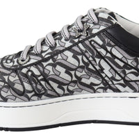 Hawaii Silver Black Glitter Sneakers