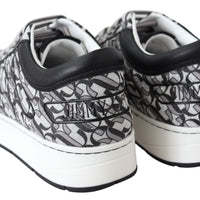 Hawaii Silver Black Glitter Sneakers