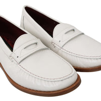 White Deer Skin Slippers Moccasins Shoes