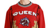 Red Queen Sequined Love Pullover Sweater