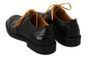 Black Orange Formal Dress Oxford Shoes