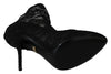 Black Lace Taormina High Heels Pumps