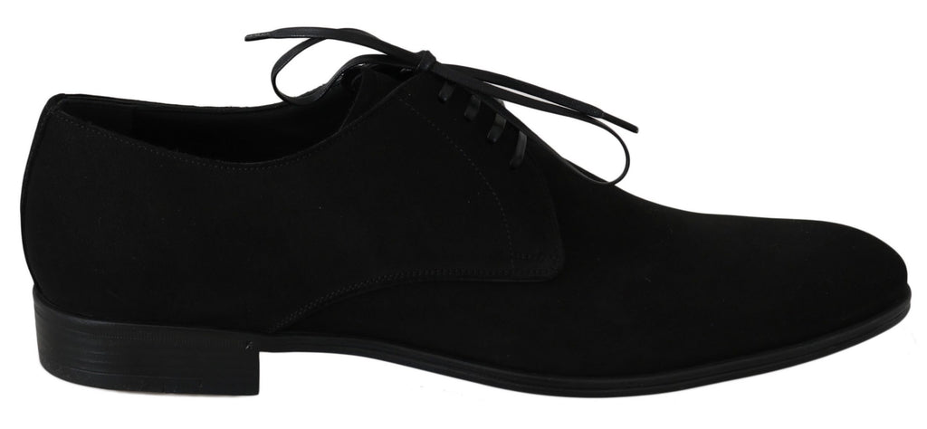 Black Leather Derby Dress Formal Mens  Shoes