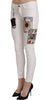 Queen Of Hearts Crystal Skinny Jeans