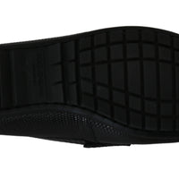 Black Lizard Leather Flat Loafers Shoes