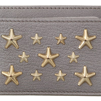 Umika Light Khaki/Gold Leather Card Holder