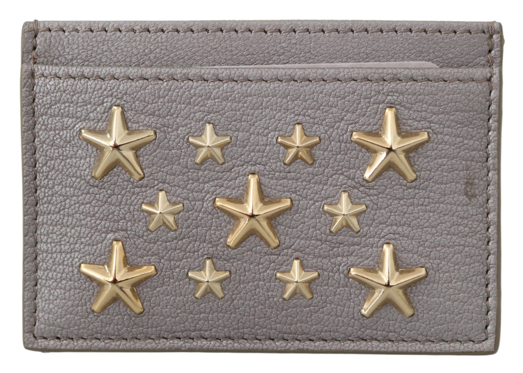 Umika Light Khaki/Gold Leather Card Holder