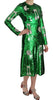 Green Sequin Swarovski Crystal Dress