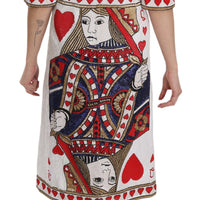 Queen Of Hearts Card Sequined RUNWAY  Dress
