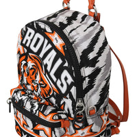 Multicolor Tiger Print Mens Casual School Backpack Travel Bag