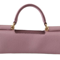 Pink Leather Push Button Accessory Micro Bag