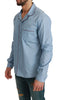 Light Blue Sleepwear 100% Cotton Shirt