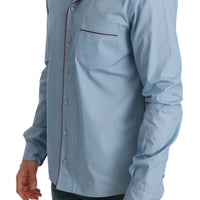 Light Blue Sleepwear 100% Cotton Shirt