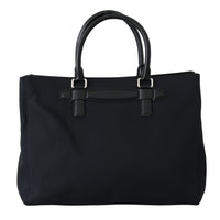 Black Handbag Shopping Tote Borse Travel Nylon Bag