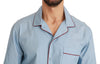 Light Blue Sleepwear 100% Cotton Shirt