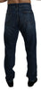 Dark Blue Washed Slim Fit Denim Cotton Jeans