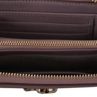 Christie Mauve Leather Wallet