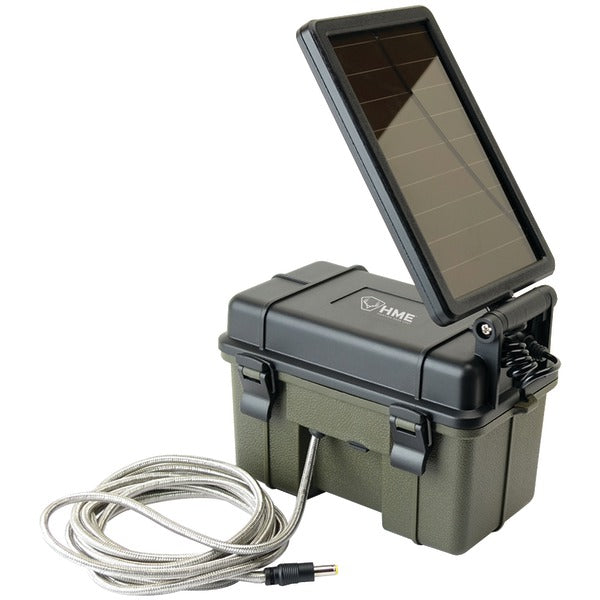 12-Volt Battery Box with 2-Watt Solar Panel