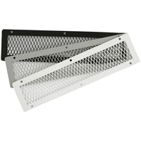 4" x 16" Galvanized-Steel Soffit VentGuard (Black)