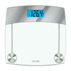 Digital Glass Bathroom Scale with Stainless Steel Accents, 440-Lb. Capacity